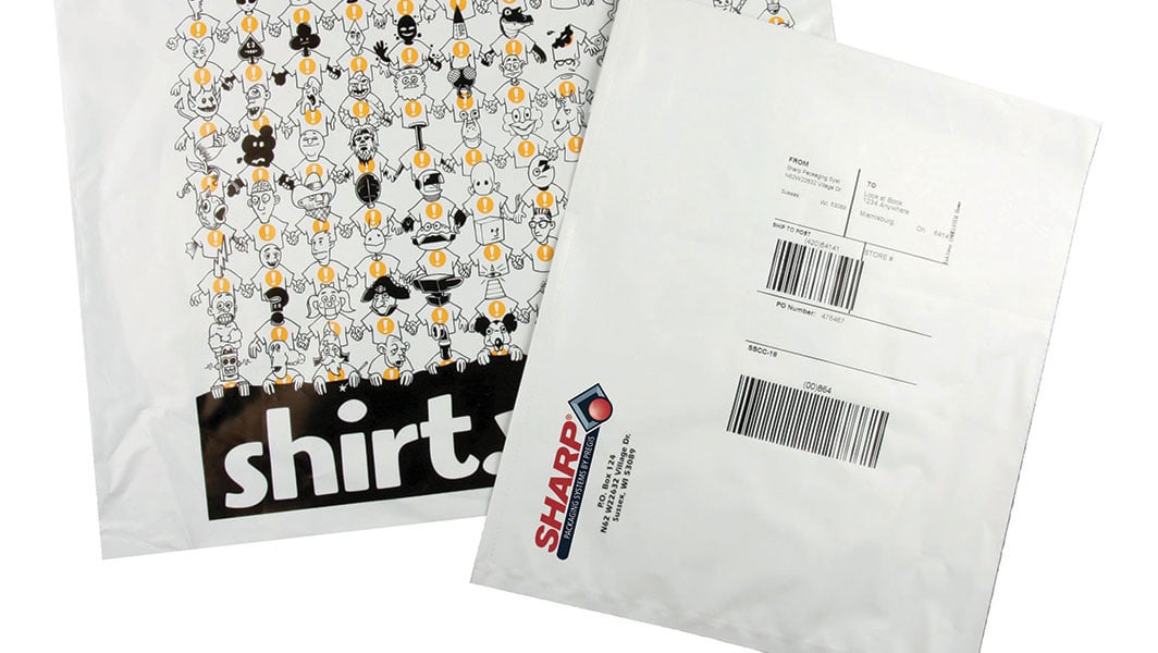 Sobre de correo de baja densidad Film de alta densidad y varias capas