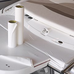 scratch resistant film protection on boat parts