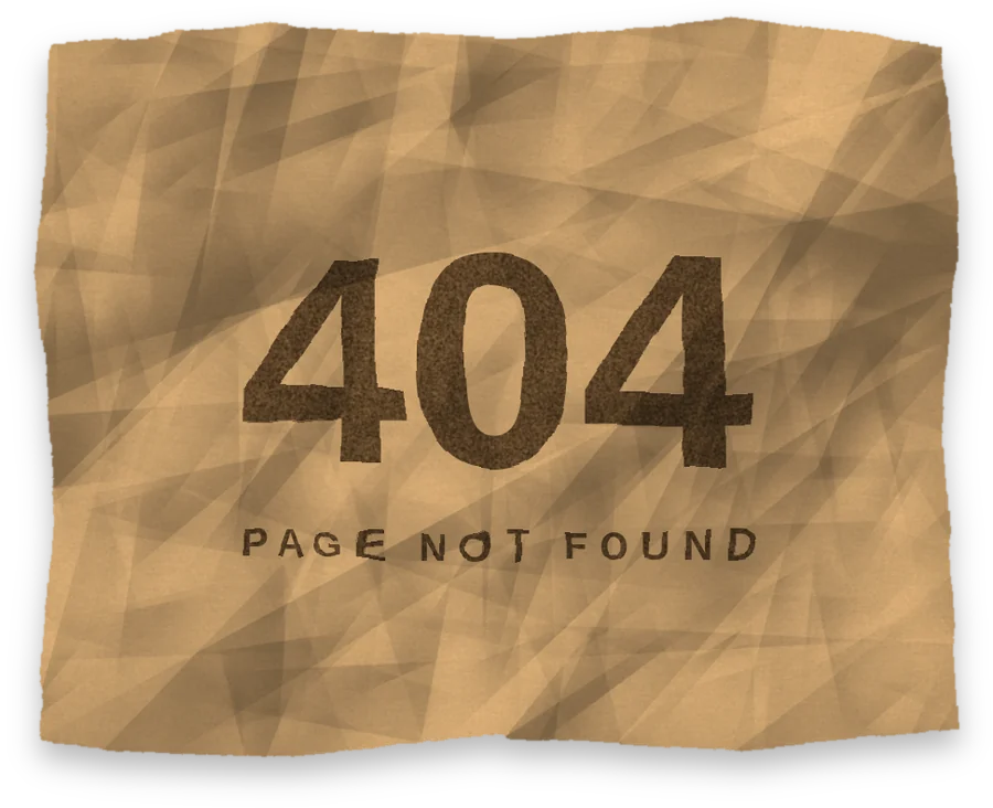 404 Page not found